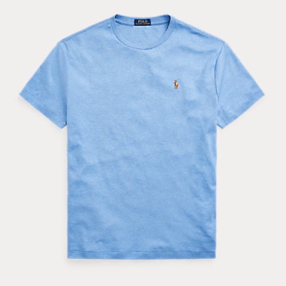 Polo Ralph Lauren Other - POLO Ralph Lauren Men’s Blue Heather Custom Slim Fit Tee Size Medium